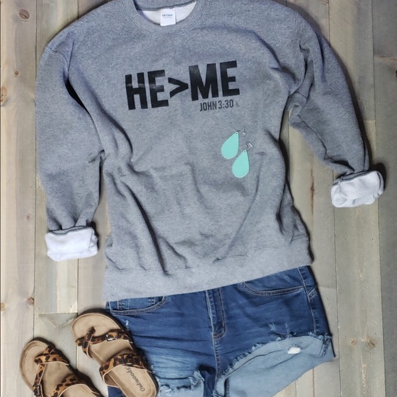 He is Greater Sweatshirt - Picture 2 of 2